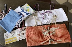 Handmade bras popular among evacuees in Japan