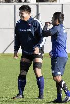 Rugby: Japan training for England test