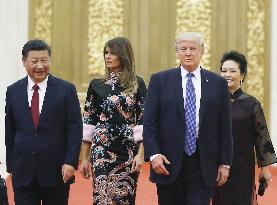 U.S., Chinese presidents, wives
