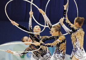 Russia wins in hoop event at world c'ships