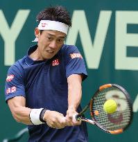 Nishikori advances to Gerry Weber Open 2nd round