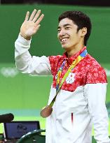 Olympics: Shirai takes bronze in men's vault