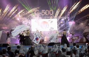 Pyeongchang Winter Olympics 500-day countdown event in Seoul