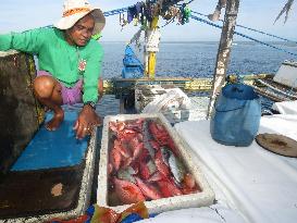 Chinese Coast Guard enforcing fishing ban in Scarborough Shoal lagoon