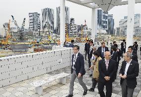 Japan sports bodies visit planned venue sites for 2020 games