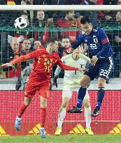 Soccer: Belgium-Japan friendly