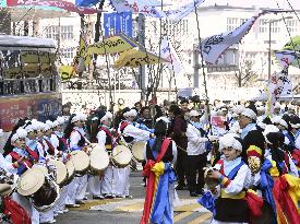 S. Korea celebrates 99th anniversary of independence movement