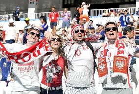 Football: Japan vs Poland at World Cup