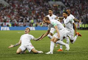 Football: Croatia vs England at World Cup