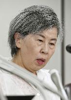 Wife of AUM Shinrikyo sarin attack victim