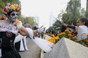 Day of the Dead parade in Mexico