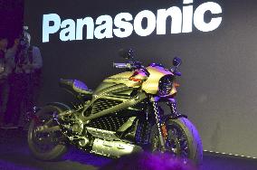 Harley-Davidson motorcycle with Panasonic tech