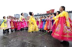 Lunar New Year's Day in Pyongyang