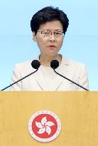 Hong Kong leader Carrie Lam