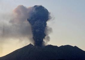 Sakurajima eruption