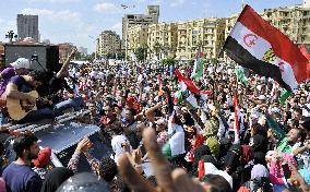 Rally against religious conflict in Cairo