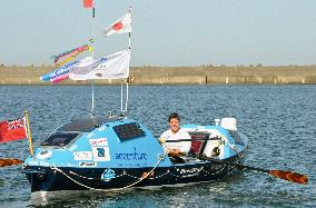 British woman departs for solo boat journey across Pacific