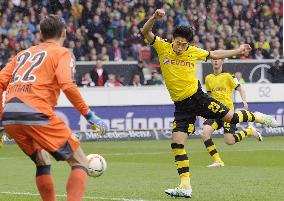 Kagawa scores 8th goal of season in Dortmund victory