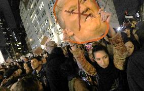 Rally against President-elect Trump