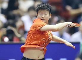 Table tennis: Sun wins women's title in World Tour debut