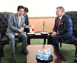 Japan PM Abe, Jordanian king discuss N. Korea