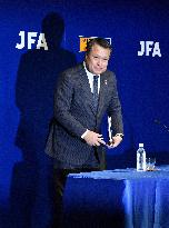 Football: JFA President Tashima