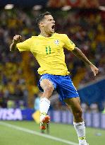 Football: Brazil vs Switzerland at World Cup