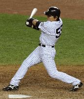 N.Y. Yankees' Matsui 2-for-4 against Toronto Blue Jays