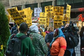 Anti-Trump protest staged in N.Y.