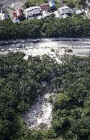 Landslide on expressway in Japan's Gifu