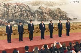 China unveils new leadership team as Xi amasses power