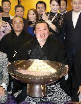 Sumo grand champion Hakuho
