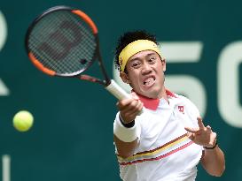 Tennis: Nishikori at Gerry Weber Open