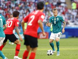 Football: Germany vs South Korea at World Cup