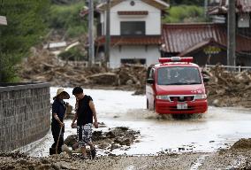 Torrential rains in western Japan