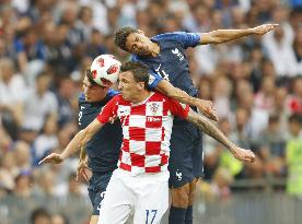 Football: France vs Croatia in World Cup final