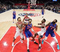 Basketball: Wizards-Pistons NBA game