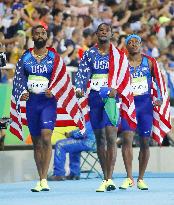 Olympics: U.S. disqualified in 4x100 relay final