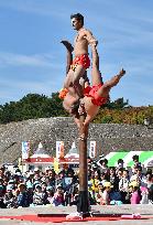 Annual street performance championship held in central Japan