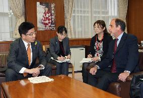 U.N. rapporteur on N. Korea visits Japan