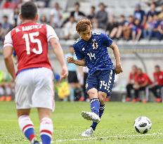 Football: Japan-Paraguay friendly