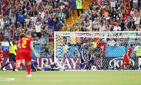 Football: Japan vs Belgium at World Cup