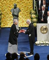 Japanese scientist Honjo receives Nobel Prize