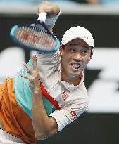Tennis: Nishikori at Australian Open