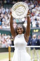 S. Williams defeats Kerber to win seventh Wimbledon title