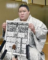 Sumo: Goeido in yokozuna promotion hunt, Hakuho back in Kyushu