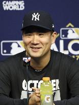 Baseball: Press conference for Astros-Yankees ALCS
