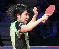 Table tennis: Defending champ Hirano misses out on World Cup podium