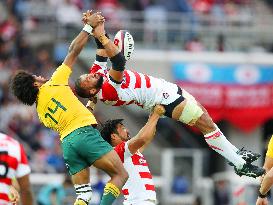 Rugby: Australia outclass Japan in Yokohama