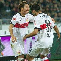 Soccer: Asano nets 1st goal for Stuttgart